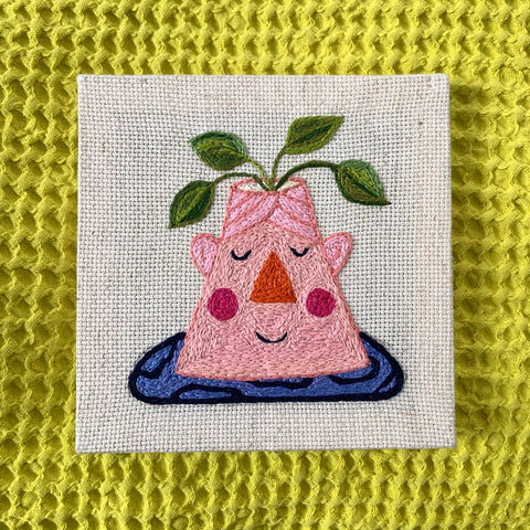 Pink Lady Embroidery